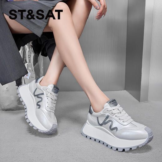 星期六液钛配色个性阿甘鞋SSC1112718 商品图9