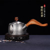 子佩集S999银+崖柏【暖阳花韵】小茶壶摆件【TG0011】2403 商品缩略图0