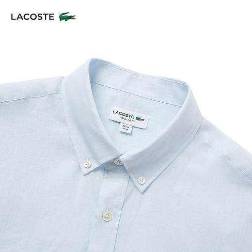【海南专供价】Lacoste法国鳄鱼男士新款时尚百搭长袖衬衫CH2188-10 商品图2