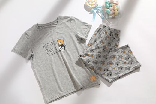 【超级英雄莫代尔】SCHIESSER 德国舒雅童装男童莫代尔短袖七分裤家居套装 37/22482H 商品图0