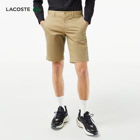 【海南专供价】Lacoste法国鳄鱼男装休闲简约时尚百搭拉链男短裤裤子FH0145-98