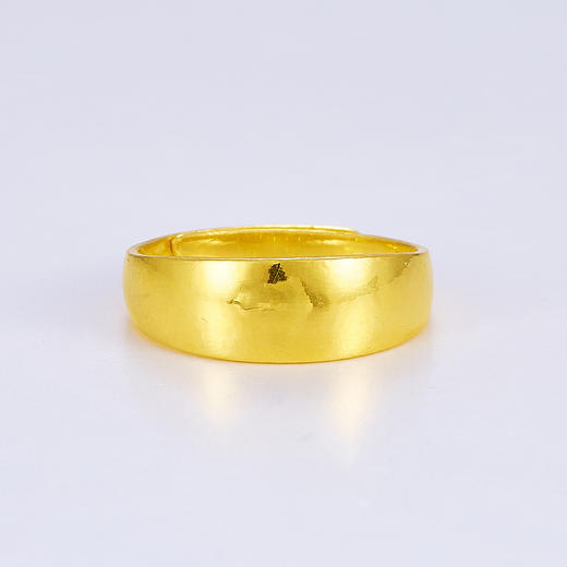 足金999.9 黄金光面活口蛇肚戒(JZ00674-06)（预售产品下单后不退款不退货不换货不补差价）（预售产品下单后不退款不退货不换货不补差价） 商品图3