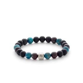 北京仓｜Alexander Lynggaard-Rome-罗马 玛瑙 磷灰石 手链（8mm）［丹麦设计师］