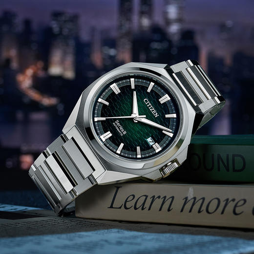 西铁城日本正品全新Series8系列休闲日历机械表NB6050-51W 商品图9