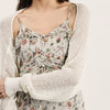 谜底针织开衫长袖女2024夏季新品复古优雅提花披肩上衣242MZ0876 商品缩略图3