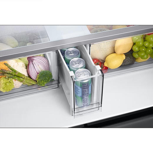 三星（SAMSUNG）RF65A93T0SG/SC 647L无霜风冷智能变频金属匀冷保湿三循环四开门电冰箱 一级能效 典雅黑 企业业务 商品图6