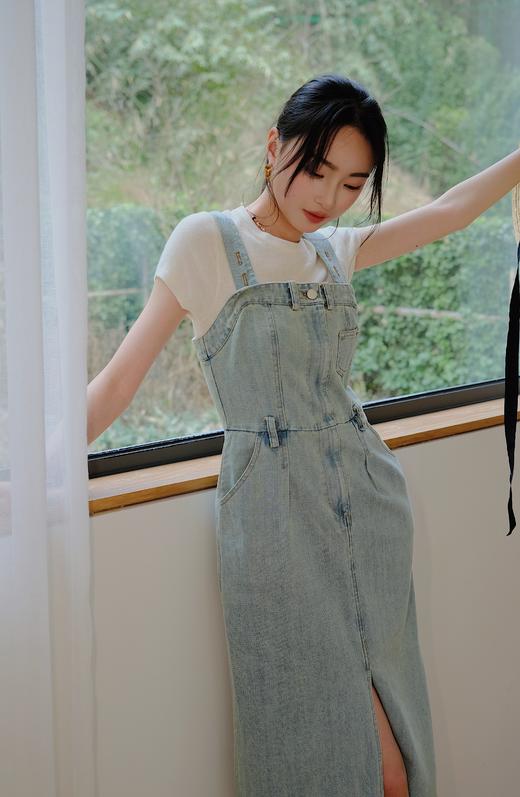 【门店同款】ENJOY春季腰包牛仔背带裙 156995243 商品图2