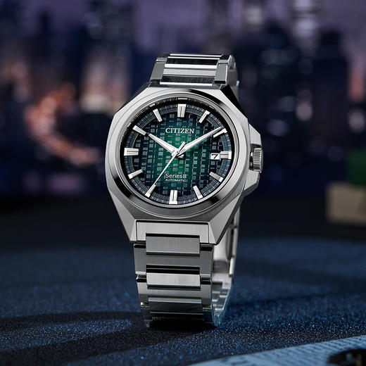 西铁城日本正品全新Series8系列休闲日历机械表NB6050-51W 商品图10