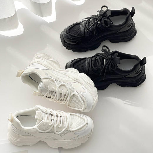 女士春款韩版厚底增高老爹鞋 商品图0