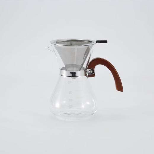 耐热玻璃带柄咖啡壶 600ml 商品图3