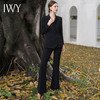 IWY/高端新中式国风黑色西装套装醋酸春修身高级感西服外套女CP2078 商品缩略图1