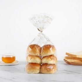 20*30cm 金色英文透明袋 100个 面包吐司饼干甜品包装袋  无扎丝