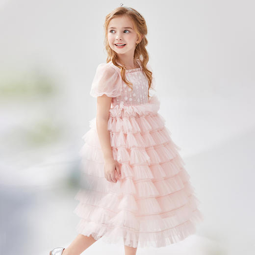 笛莎Deesha T恤2024夏季新款时尚优雅礼服裙 商品图1