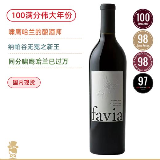 DT100满分！啸鹰哈兰酿酒师！法维纳赛罗混酿干红Favia Cerro Sur Red Wine Napa Valley 2019 商品图0