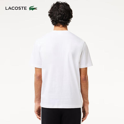 Lacoste法国鳄鱼男装 新款简约休闲纯棉短袖时尚百搭T恤TH7411-98 商品图3