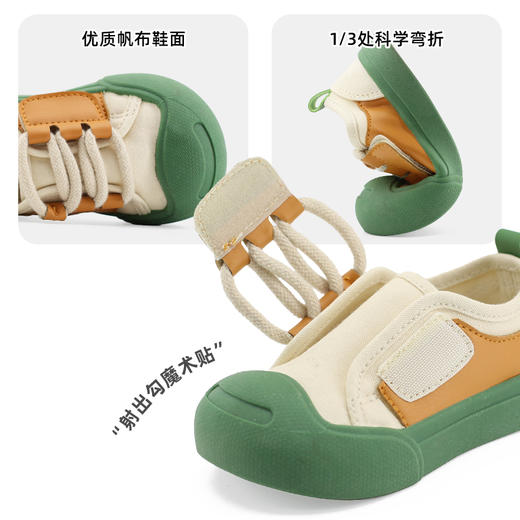 TOPSTAR2024春季新款软底儿童运动帆布鞋2041 商品图1