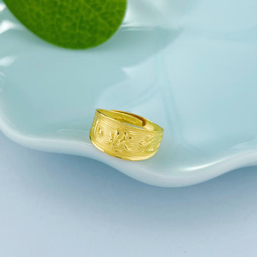 足金999.9 #儿童/宝宝 BB戒小状元活口宝宝戒(AF030BBJZ00011)（预售产品下单后不退款不退货不换货不补差价） 商品图1