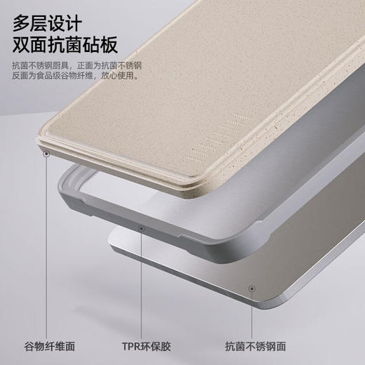 迈卡罗   悠家系列 抗菌砧板MC-CB3831 商品图4