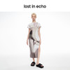 lost in echo2024新品设计师品牌填充感双条带厚底面包拖鞋沙发拖 商品缩略图1