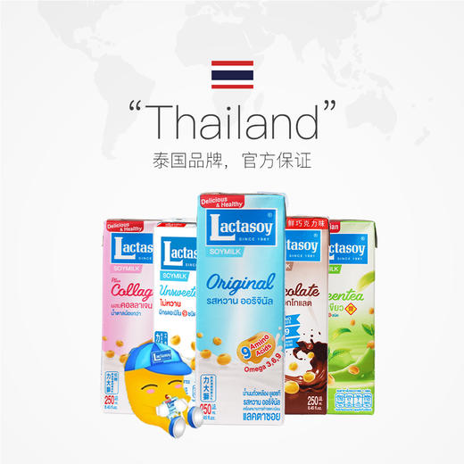 泰国 力大狮系列豆奶250ml（早餐豆奶饮品） 商品图6