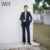 IWY/藏青色西装套装高端休闲宽松西服商务职场风C14222+P34222 商品缩略图2