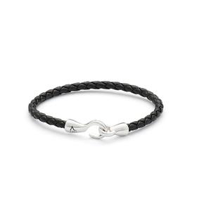 北京仓｜Alexander Lynggaard-Single Bolo-黑色 皮革 手链［丹麦设计师］