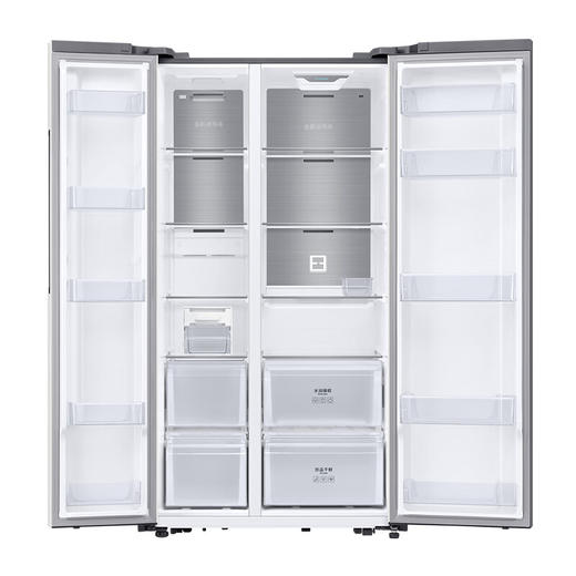 【24年新品】三星（SAMSUNG）654升三星AI神冰箱 双开门冰箱一级能效AI节能家用无霜冰箱超大容量RS62DG50H8CWSC 柔光白 商品图8