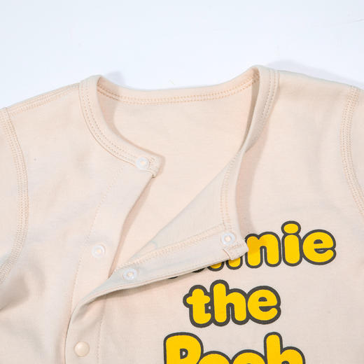 迪士尼婴幼卡通哈衣春季男女宝宝侧开连体衣舒适透气抱衣爬爬服ZD1DL003 商品图5