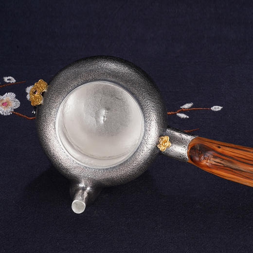 子佩集S999银+崖柏【岁岁如意】小茶壶【TG0014】2403 商品图5