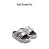 lost in echo2024新品设计师品牌填充感双条带厚底面包拖鞋沙发拖 商品缩略图0