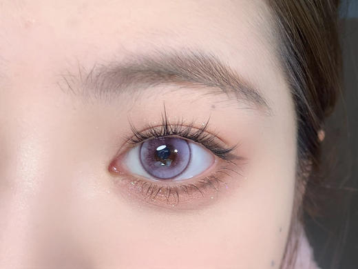 loveiikira 美瞳半年抛 丁达尔紫 直径14.5mm着色13.8mm 商品图9