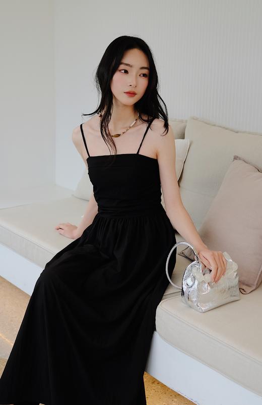 【门店同款】ENJOY春季法式褶皱吊带连衣裙 156996254 商品图0
