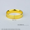 【限时克减150元】足金999.9 #小红书 亮镜金鱼鳞戒空心固口圈戒猫眼圈戒（面宽约3.5-4mm）(AF060JZ00013)（预售产品下单后不退款不退货不换货不补差价 商品缩略图3