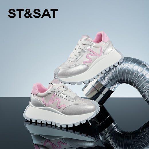 星期六液钛配色个性阿甘鞋SSC1112718 商品图2