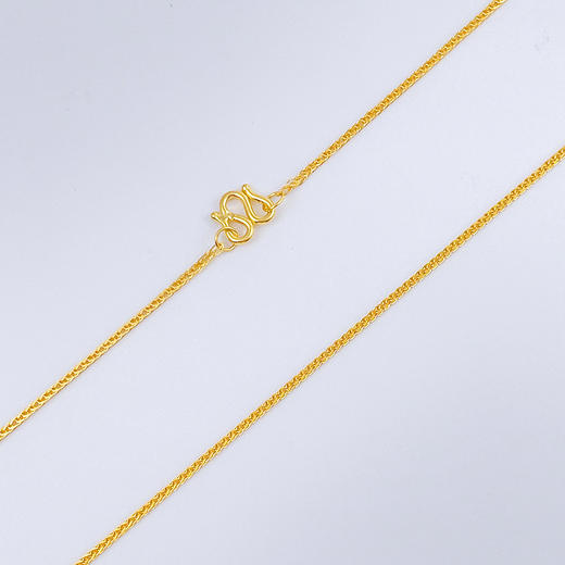 【限时克减150元】足金999.9 方肖邦链项链(XL00013-06)预售产品下单后不退款不退货不换货不补差价 商品图0