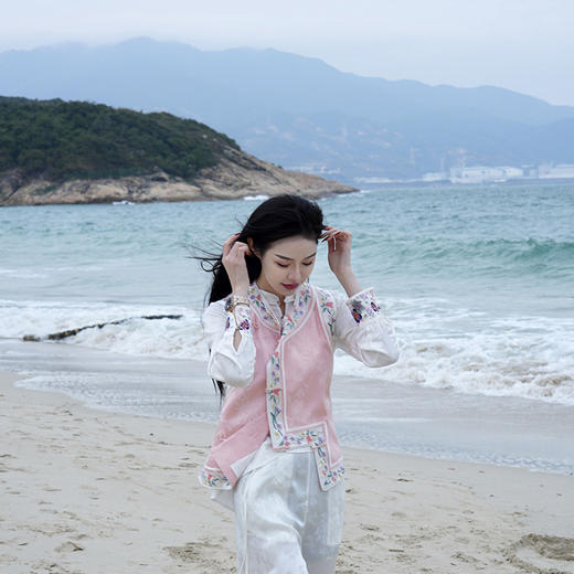 复古民族风马甲，新中式国潮刺绣上衣外套（仅马甲）OG-A9705 商品图1