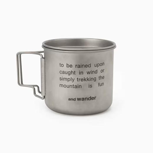 and wander titanium mug 500 钛合金户外水杯500ML 商品图1