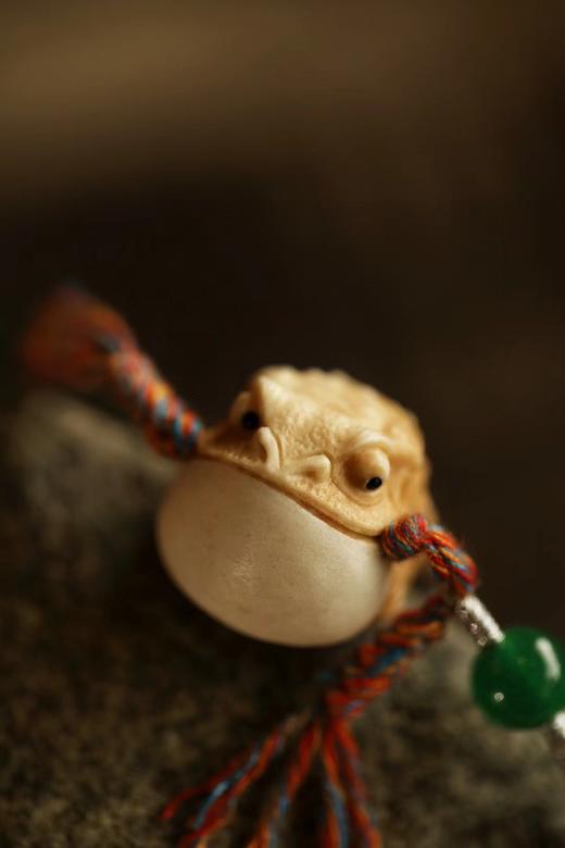 招财金蟾°鹿角根付挂件 商品图5