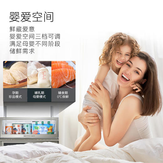 素岩-卡萨帝400升原创平嵌三开门家用超薄嵌入式电冰箱一级能效小型3-4人白色BCD-400WLCI3M4GDU1 商品图2