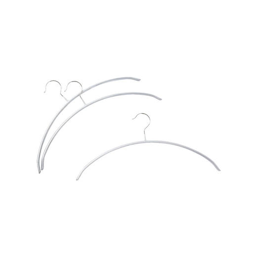 弧形衣架  灰色 3支装 商品图3