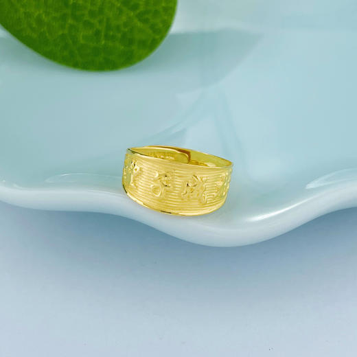 【限时克减150元】足金999.9 #儿童/宝宝 BB戒望子成龙活口宝宝戒(AF030BBJZ00014)（预售产品下单后不退款不退货不换货不补差（预售产品下单后不退款不退货不换货不补差 商品图1