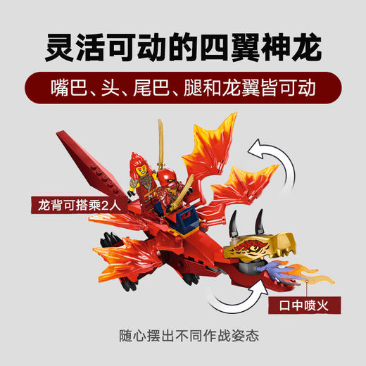 乐高积木L71815乐高幻影忍者系列凯的源龙大战 商品图2