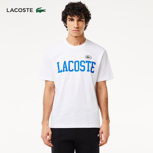 Lacoste法国鳄鱼男装 新款简约休闲纯棉短袖时尚百搭T恤TH7411-98 商品图0