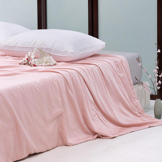 多喜爱 传奇丝路水洗蚕丝夏被（蜀葵粉/雾山灰）cs 商品图5