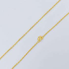 【限时克减128元】足金999.9 十字链项链(XL00042-06)补差价）补差价）预售产品下单后不退款不退货不换货不补差价