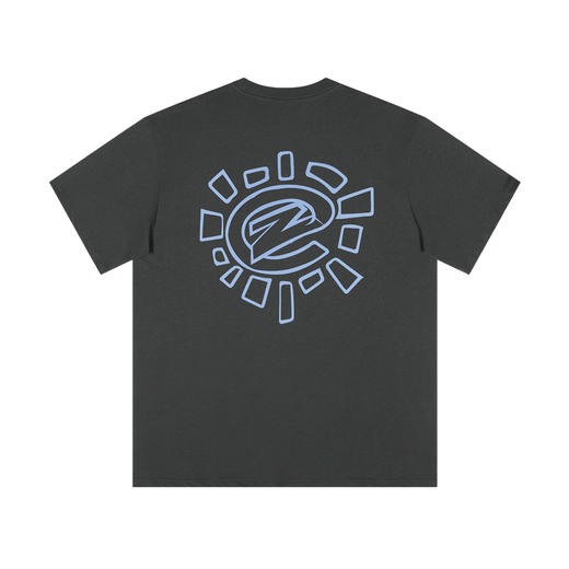 有志者UZIS 夏季纯棉T恤男宽松休闲透气健身跑步圆领运动短袖曙光 商品图2