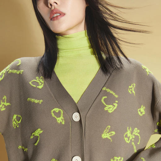 【商场同款】小麦檬毛针织半身裙4E1240611 商品图2