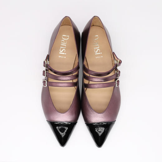 #限时特价#西班牙原产优雅舒适经典MaryJane玛丽珍款女款船鞋5702珠光玫瑰粉 商品图5