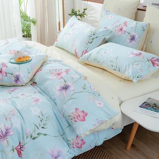 多喜爱（Dohia）全棉简约四件套清花叶舞 商品图1