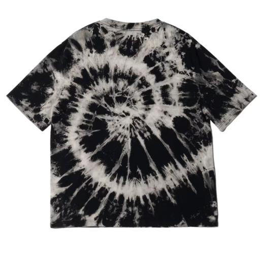 T99夏季新款男士时尚流行螺旋扎染高街潮短袖t恤休闲水墨宽松复古 商品图2